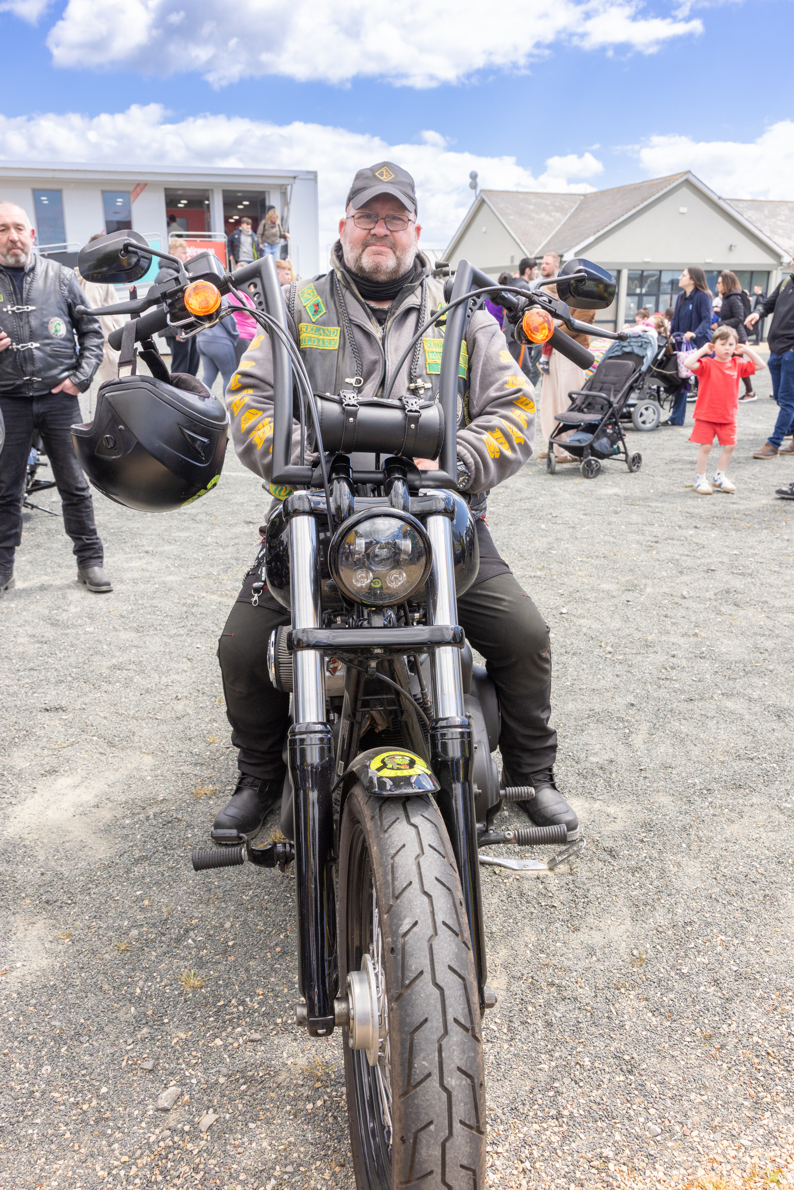 Person on motorbike.